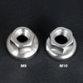 thumbnail image 4 of 2Pcs Stainless Steel Bike / Cycle Wheel Axle Track Nuts Sizes M9/M10, 4 of 5
