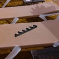 thumbnail image 1 of ETHZZLE 4pcs Adjustment Brackets For Chaise In Black Suitable For Patios Gardens Camping, 1 of 8