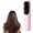 Pink, variant on USB Cordless Negative Ion Hair Straightening Comb, Portable Straightener Brushs for Travel, with LCD Temperature Display, Portable Hair Straightener, Fast Heating Cordless Mini Hair Brushs (Black)