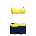 thumbnail image 3 of Tankini Sets for Women Women Two Pieces Bathing Top Ruffled With High Waisted Bottom Bikini Set Clothing Tankinis Set, 3 of 6