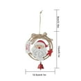 thumbnail image 2 of Clearance & More Savings Christmas Bells Decorations for Christmas Tree Wooden Ornaments Finished Tree Hanging Holiday Decor, 2 of 3
