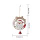 thumbnail image 2 of Set de adornos de madera navideñas - Decoraciones para el árbol de muñeco de nieve de Papá Noel con moño para decoración navideña, 2 of 2