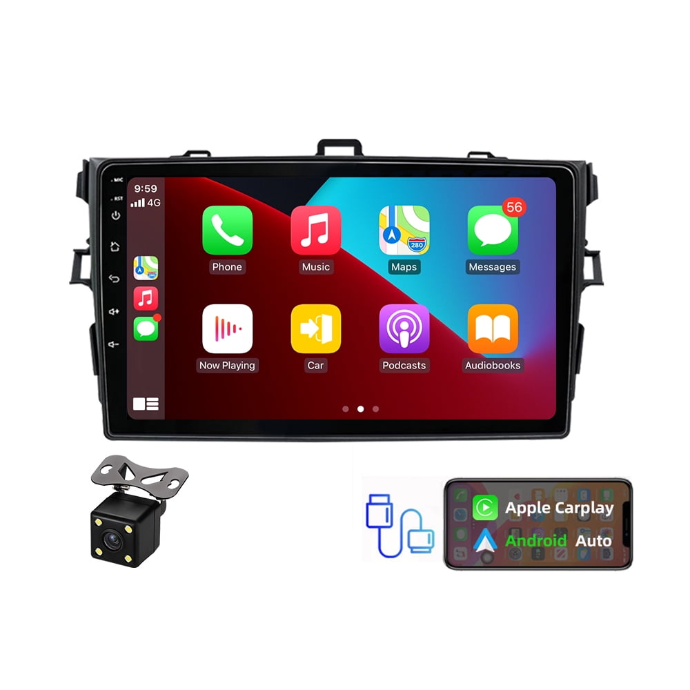 JMANCE Car Stereo with Bluetooth Receiver For Toyota Corolla 20062012