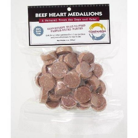 Fresh is Best Freeze-Dried Beef Heart Medallions - 4BEEFHEART-3 -