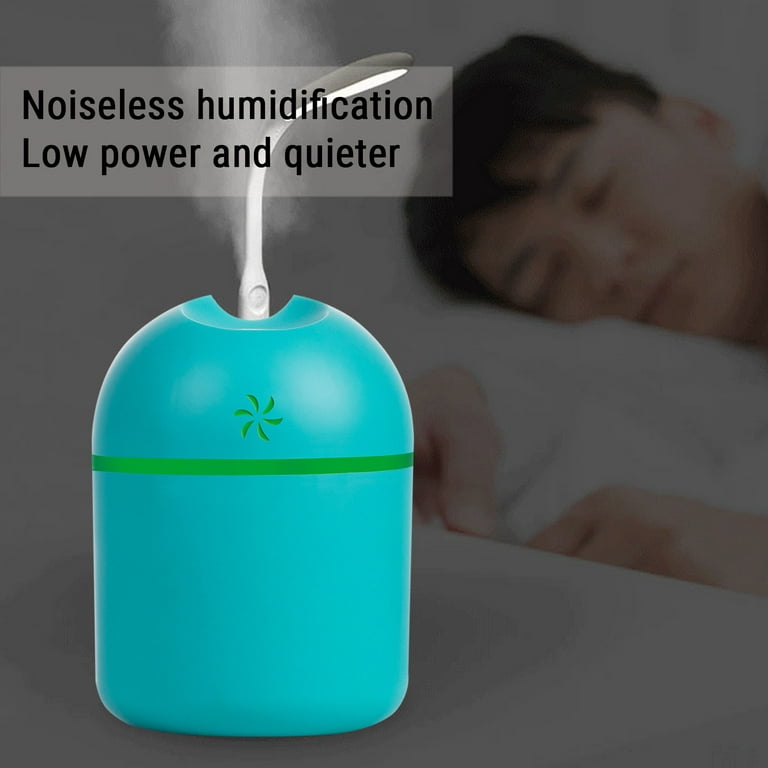 Summer Sale Aoujea Humidifiers for Bedroom USB With Light ,Quiet Cool Mist  for Bedroom And Office ,Plants, Easy To Clean Dorm Room Essentials Small