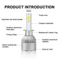 thumbnail image 2 of BMZONCC For 2013 Hyundai Elantra/Coupe Kit H1 H11 LED Headlight 881 Fog Light Combo Bulb, 2 of 14
