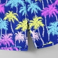 thumbnail image 5 of Pounoo New 2025 Girls Shorts Size 10-12 Fashion Print Summer Beach Shorts Elastic Waisted Tie Front Breathable Shorts for Girls, 5 of 7