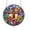 A002- Style B, variant on Acrylic Puzzle Cross Suncatcher Window Hanging, Stained Glass Style Floral, Home Decor 1 Pack