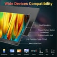 thumbnail image 3 of Monitor portátil KYY 15.6 pulgadas FHD 1080P USB C HDMI con cubierta inteligente, 3 of 9