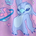 thumbnail image 4 of Disney Stitch Girls Sets Crewneck Sweatshirt and Leggings Angle Graphic School Outfit 2-Piece Set 10-11Y, 4 of 10