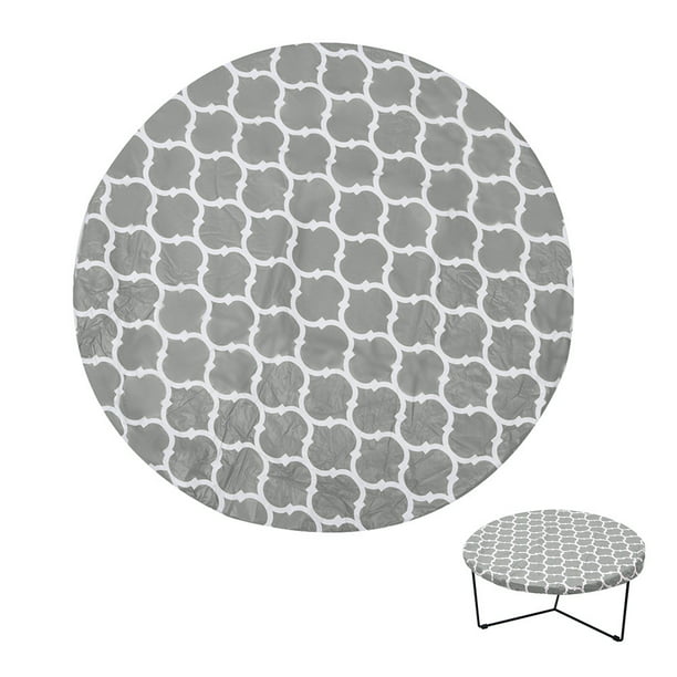 Round Flannel Table Cloth Waterproof, Decorative Patio Table Covers Round