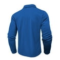 thumbnail image 4 of VJATTWR Men's T-Shirts Long Sleeve Crew Neck Classic Fit Tee Regular Big & Tall S-3Xl Workout Breathable Casual Menswear Tops Streetwear Solid S, 4 of 4