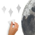 thumbnail image 6 of Mr. Kate Moon Peel And Stick Wall Decal With Metallic Silver Ink, 6 of 8