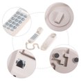 thumbnail image 3 of DCENTA Wall Mountable Mini Desktop Corded Landline Phone Fixed Telephone for Home Hotel Office,White, 3 of 8