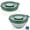 Green, variant on Hakan Collapsible Mixing Bowl with Lid, 3.2L Silicone Camping Bowl, 2-in-1 Food Storage, Gray