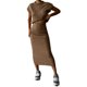 thumbnail image 5 of Suéter popular para mujer, traje sin mangas, jersey, top, vestido ajustado, 5 of 6