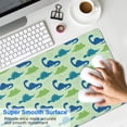 thumbnail image 4 of Long Mouse Pads for Desk,Colorful Dinosaurs Leaves Pattern Desk Mats on Top Of Desks, Desk Mouse Pad Extra Large with 3mm Non-Slip Base and Stitched Edge for Gaming,Office,Work,Home 31.5"x11.8", 4 of 6