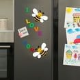 thumbnail image 6 of SLYNSHome 2Pcs Bee Decor Refrigerator Magnets Stickers Cute Bee Magnets for Cars Office Whiteboard Mailbox, 6 of 8