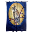 thumbnail image 1 of Betsydrake SH1172 71 x 74 Po Hibou dans le Rideau de Douche de Lune, 1 of 1