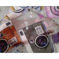 thumbnail image 5 of oneOone Silk Tabby Light Gray Fabric Camera Pattern Craft Projects Decor Fabric Printed By The Yard 42 Inch Wide, 5 of 5