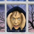 thumbnail image 5 of Decoración de Halloween - Scary Peeper - Scary Peeper Freak Decoración de Halloween Peeper, Decoración de Halloween Scary Peeper Exterior Interior Ventana Colgante, 5 of 5