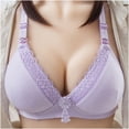 thumbnail image 2 of Darzheoy Women's Lace Bra Wire Free Underwear One-Piece Bra Everyday Underwear Sport Bras 38/85, 2 of 5