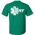 thumbnail image 4 of Fair Game Star of Life EMT T-Shirt Emergency Medical Technician-Kelly-3x, 4 of 5