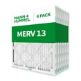 thumbnail image 3 of Mann+Hummel 20x20x1 MERV 13 (FPR 10) Pleated HVAC AC Furnace Air Filters. 6 Pack. (Exact Size: 19.5 x 19.5 x 0.75 Inches), 3 of 6