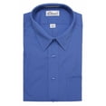 thumbnail image 1 of Classic Mens Dress Shirt Long-Sleeve Button Up Shirt - French Blue - 30/31 - X-Small, 1 of 1