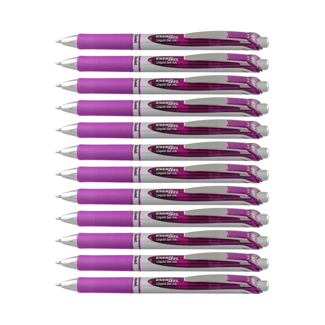 Bolígrafo Pentel EnerGel RTX 0,7 mm tinta violeta caja de 12