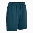 thumbnail image 6 of NIEWTR Men's Basketball Shorts Baggy Lightweight Athletic Gym Workout Running Casual Shorts with Pockets(Dark Green,L), 6 of 7