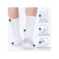 thumbnail image 2 of Men's Moisture Control Athletic Crew Socks 3 Pack - Mio Marino, 2 of 6