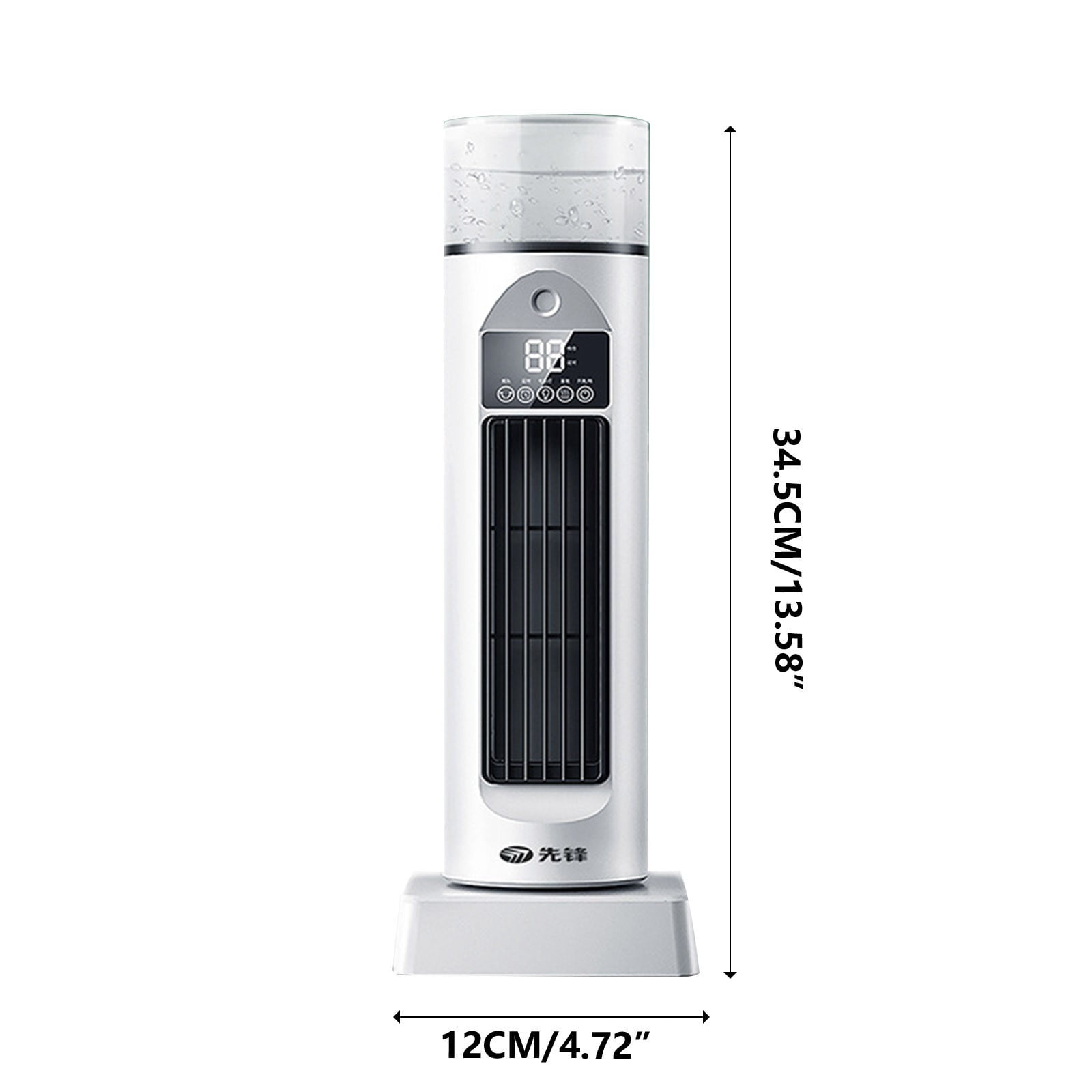 KITTEHIGM Desktop Tower Fan Spray Fan Household Desktop Conditioning Water Mist Makeup Refrigeration USB Cooling Powerful Desk Home Fan