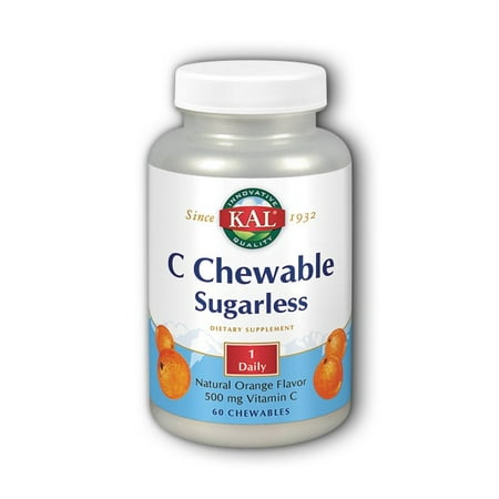 - C Chewable Sugarless Orange Kal 60 Chewable