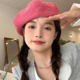 thumbnail image 3 of SikaFu Berets Show Small Face In Spring And Summer New Big Headed Weiwang Red Versatile Painter Hat Trend, 3 of 7