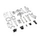 thumbnail image 1 of RC Car Swing Arm Steering Cup Upgrade Set for Go Silver, 1 of 5