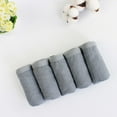 thumbnail image 7 of MSJUHEG Mens Underwear Boxer Briefs 5 Pc Travel Disposable Briefs Men Cotton Panties 1 Box Underwear Mens Boxer Briefs Gray L, 7 of 7