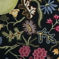 thumbnail image 6 of Safavieh Chelsea Mabelle Floral Wool Area Rug, Black/Pink, 5'6" x 5'6" Square, 6 of 10