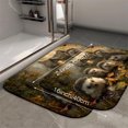 thumbnail image 2 of 1pc Five Hedgehogs in a Fairy Absorbent Non-Slip Bathroom Thickened Flannel Rug Decor,Soft,Quick Drying,Suitable For Indoor/outdoor Use,Bathrooms,Bedrooms,Kitchens,Terrace,Laundry Rooms,16"x24", 2 of 9