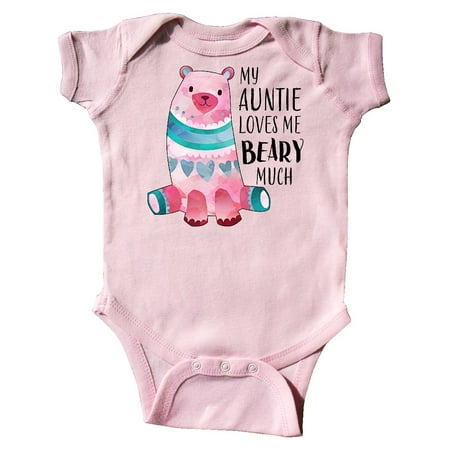 

Inktastic My Auntie Loves Me Beary Much with Cute Bear Gift Baby Boy or Baby Girl Bodysuit