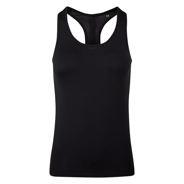 TriDri - Camiseta sin Mangas Multi Sport Esculpido para Mujer (Negro)