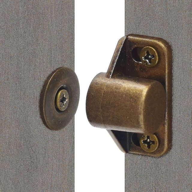 Cerradura de puerta, cerradura de Gabinete de 4 piezas de jodeyan con neodimio para el cierre de la puerta del armario del kit Cabi ()