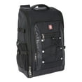 thumbnail image 3 of Swiss Tech Adult Unisex Zip Around Black Backpack, 3 of 4