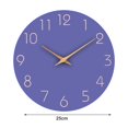 thumbnail image 2 of LINASHI Silent Wall Clock Wall Clock Silent Non-ticking Battery Operated Wooden Hanging Clock for Home Bathroom School Office Decor Battery Powered Wall Clock, 2 of 7