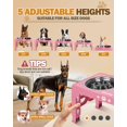 thumbnail image 2 of Cuencos elevados para perros Jovrun para perros medianos y grandes con 2 cuencos, 2 of 7