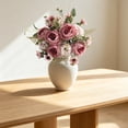 thumbnail image 4 of Peonies Artificial Flowers, Silk Faux Peonies with Stems Vintage Look Real Floral Arrangements for Diy Bridal Bouquet Wedding Table Centerpieces Home Party Decor, 4 of 4