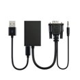 thumbnail image 2 of axGear VGA to HDMI Converter Adapter w/ Audio 1080P HD Video, 2 of 8