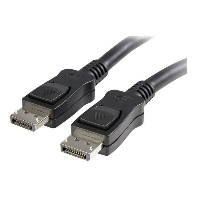 StarTech.com 20 ft DisplayPort Cable with Latches - 2560 x 1600 - DPCP & HDCP - Male to Male DP Video Monitor Cable (DISPLPORT20L) - DisplayPort cable - DisplayPort (M) to DisplayPort (M) - 20 ft - latched, molded - black - for P/N: USB32DPPRO