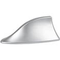 thumbnail image 1 of Antena Universal para Coche Tiburón Universal para Coche Antena de Aleta de tiburón Antena de Techo AM y FM Antena de Aluminio 17 cm Antena Negra para Coche con Amplificador ABS, 1 of 8