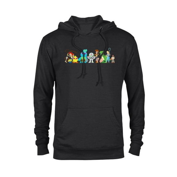 Disney Pixar Toy Story 4 Group of Friends T-Shirt - Pullover Hoodie for Adults - Customized-Black